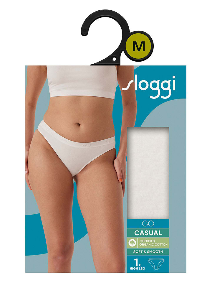 Sloggi Slip "Go Casual" in Weiß - XL