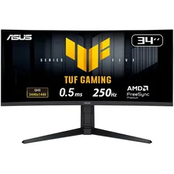 ASUS TUF Gaming VG34WQML5A (3440 x 1440 Pixel, 34"), Monitor, Schwarz