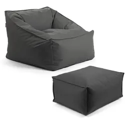 OUTDOOR SITZSACK Der Sunnyboy mit Hocker