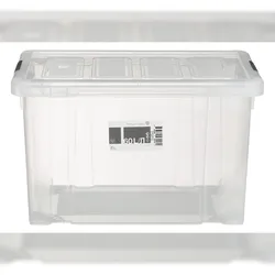 Tarrington House Clear Box, mit Deckel, 60 l, transparent