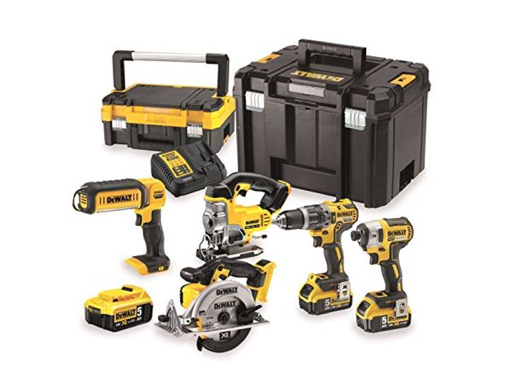 DeWalt DCK551P3T-QW gereedschapsset, 18 V, geel/zwart