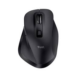 Trust FYDA Ergonomische Maus Funk Optisch Schwarz 6 Tasten 2400 dpi Ergonomisch, Wiederaufladbar 24727