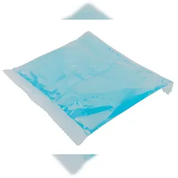 Gel Pack Souple Kühlmittel blau Kälteverteiler - 200 g - 150 x 140 mm - T°C rendue 0°C - Transport von frischen Produkten - verkauft per 80 Einheiten