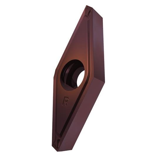 Dormer Drehwendeschneidplatte ISO VCGX 130301FR-FF2:T8415 D.3,4mm PVD beschichtet - VPE: 10 (VCGX 130301FR-FF2:T8415)