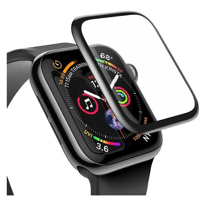 Baseus 0.23mm curved-screen tempered glass 38mm for Apple Watch Black (SGAPWA4-C01) (BASEUS)
