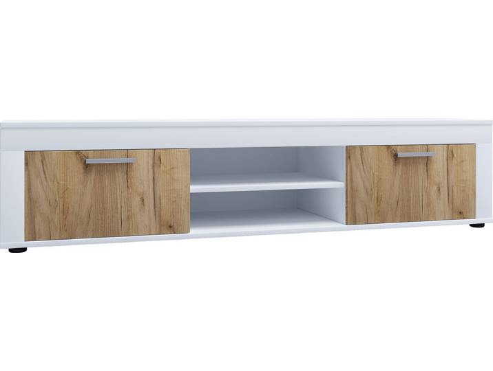 Houten TV lowboard Meubel TV meubel Tafel Console TV tafel breedte 160 cm Usilo XL