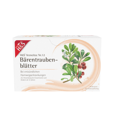 H&S Tee - Gesellschaft mbH & Co. H&S Bärentraubentee Filterbeutel 20X2.7 g 02286029