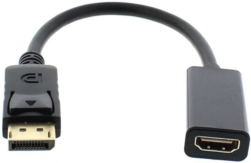 WELL Conversor DisplayPort Macho -> HDMI Femea (20cm)