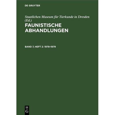 1978–1979, Gebundene Ausgabe von , De Gruyter, 978-3-11-257863-6