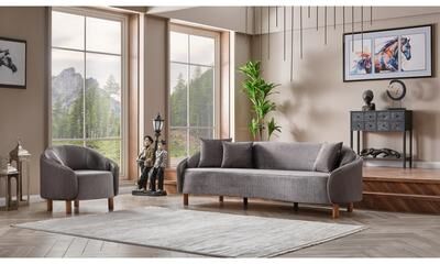 Furnia Grayson 2 Pieces Living Room Sets 1 Sofa 1 Chair