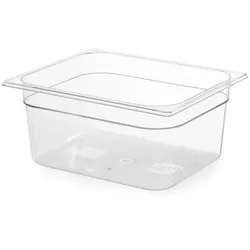 Hendi Gastronorm Behälter 1/2, 325x265x65 mm, transparent