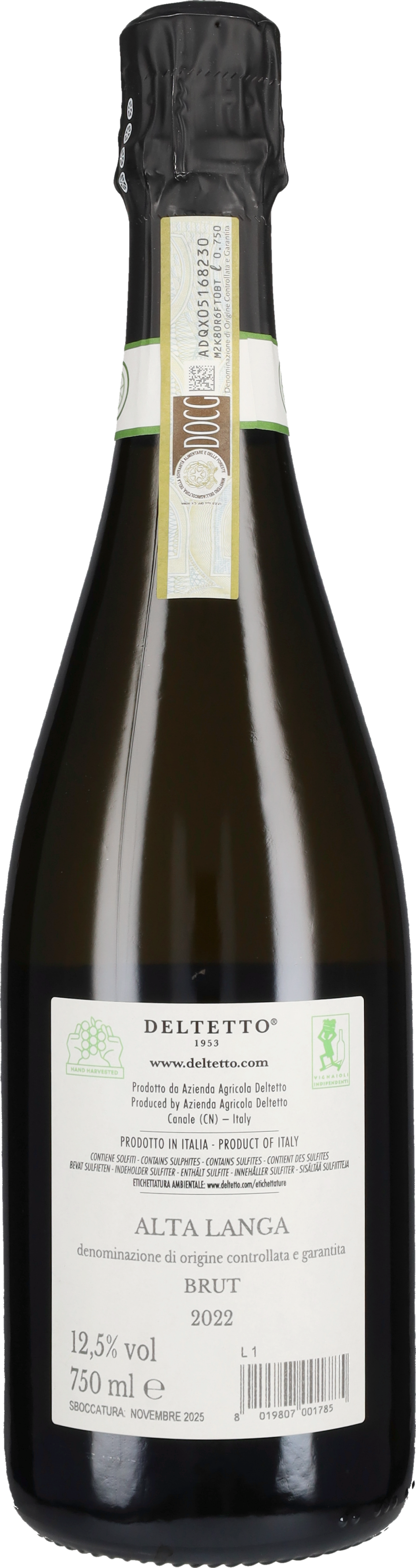 Deltetto Alta Langa Brut 'PN-CH' 2022
