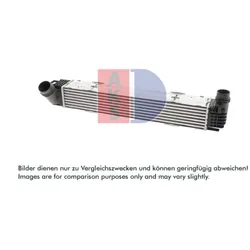 Ladeluftkühler AKS DASIS 187019N für Renault Megane III Grandtour