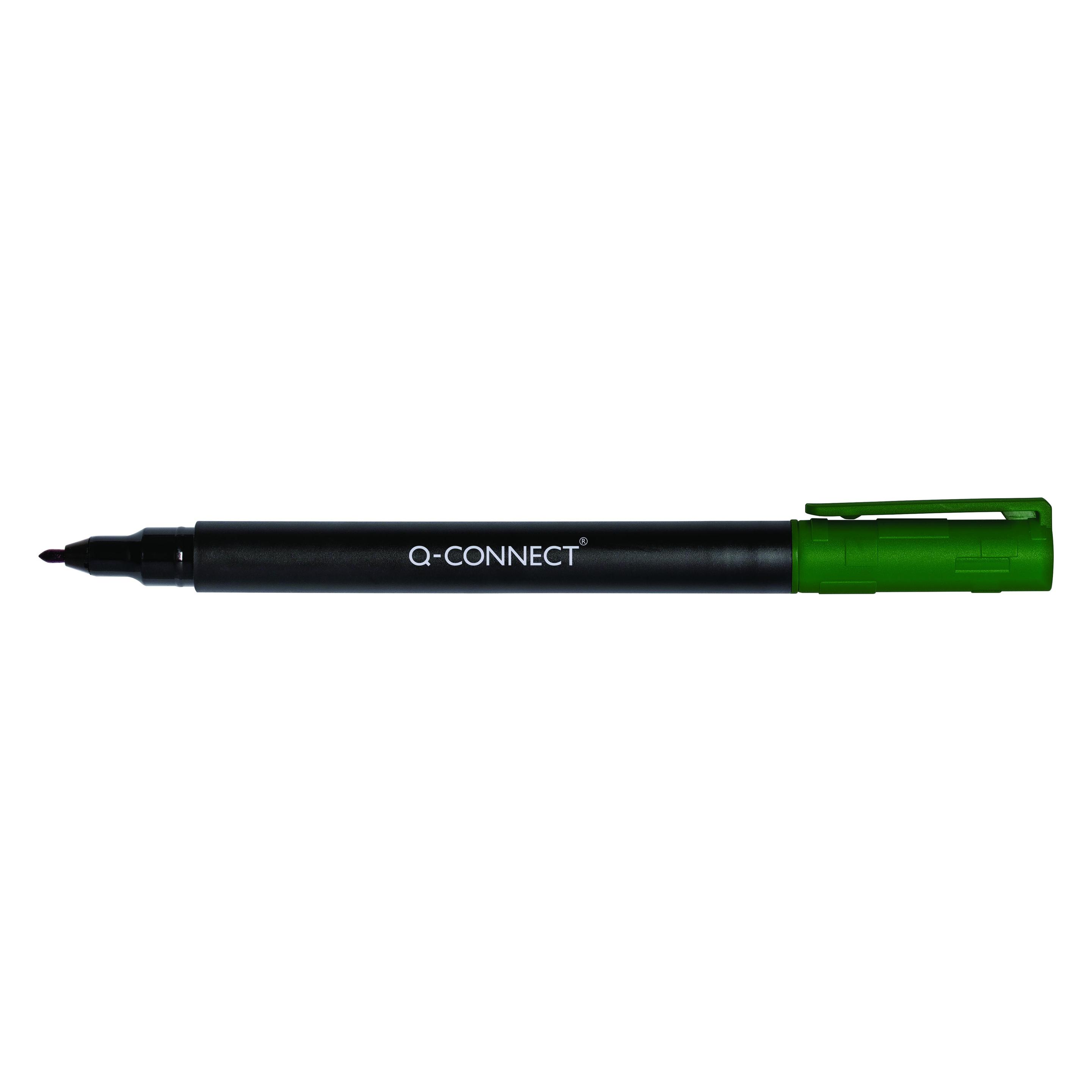 Q-Connect CD/DVD-Marker, F, 0,6 mm (Linie), grün (47273796)
