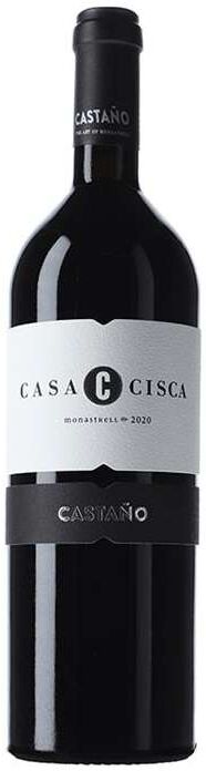 Vino tinto Castaño Casa Cisca 2020 - Intenso y elegante de Bodegas Castaño