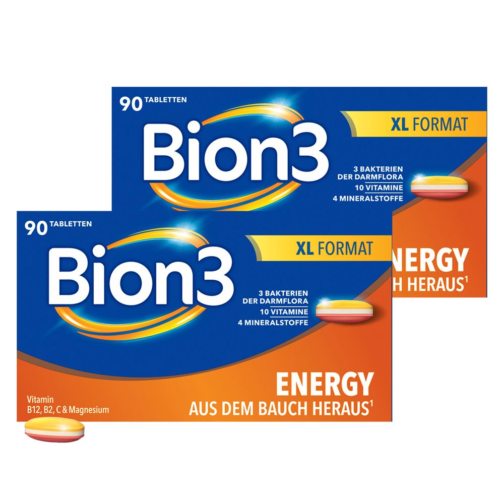 Bion 3 Energy Doppelpack 2x90 St Tabletten