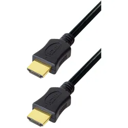 Maxtrack High Speed HDMIÂ-Kabel mit Ethernet (10 m), Videokabel, Schwarz