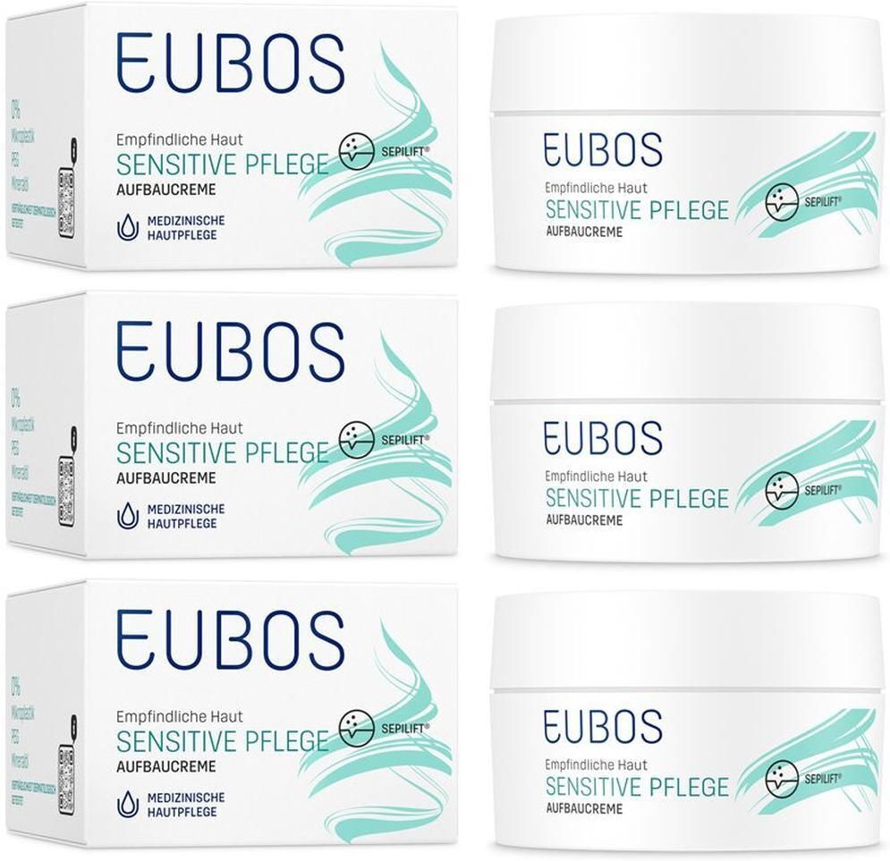 Eubos Sensitive Aufbaucreme Nachtpflege x3 3x50 ml Creme