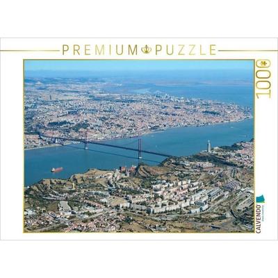 CALVENDO Puzzle Lissabon, Portugal | 1000 Teile Lege-Größe 64x48cm Foto-Puzzle für glückliche Stunden