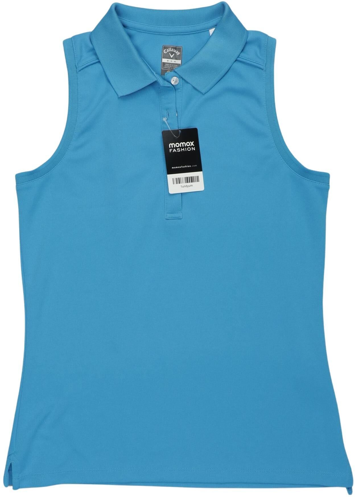 Callaway Damen Poloshirt, Hellblau, Gr. M, Synthetik - Second Hand