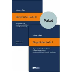 Bürgerliches Recht Band I und II - Paket, Fachbücher von Christian Rabl, Simon Laimer