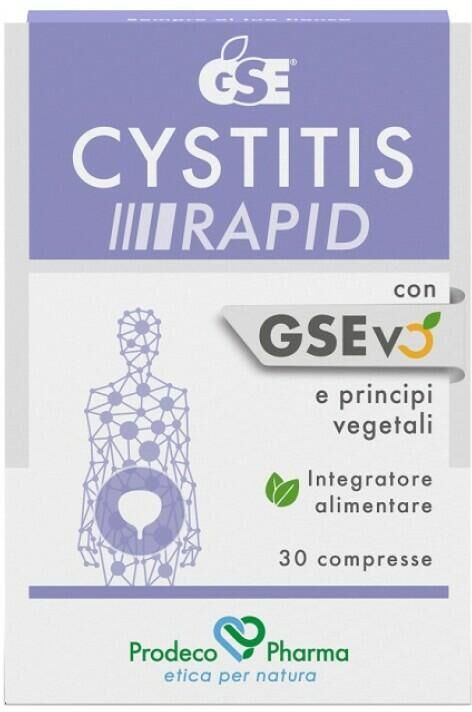 PRODECO PHARMA Srl GSE Linea Intimo Cystitis Rapid Riequilibrante Integratore 30 Compresse