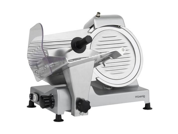 HKoenig Allesschneider elektronisch Msx250, Silber, Silberfarben, Metall, 51x39x42 cm, Kochgeschirr, Küchengeräte, Küchenmaschinen