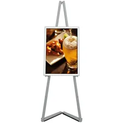 update displays Mobile Staffelei silber silber