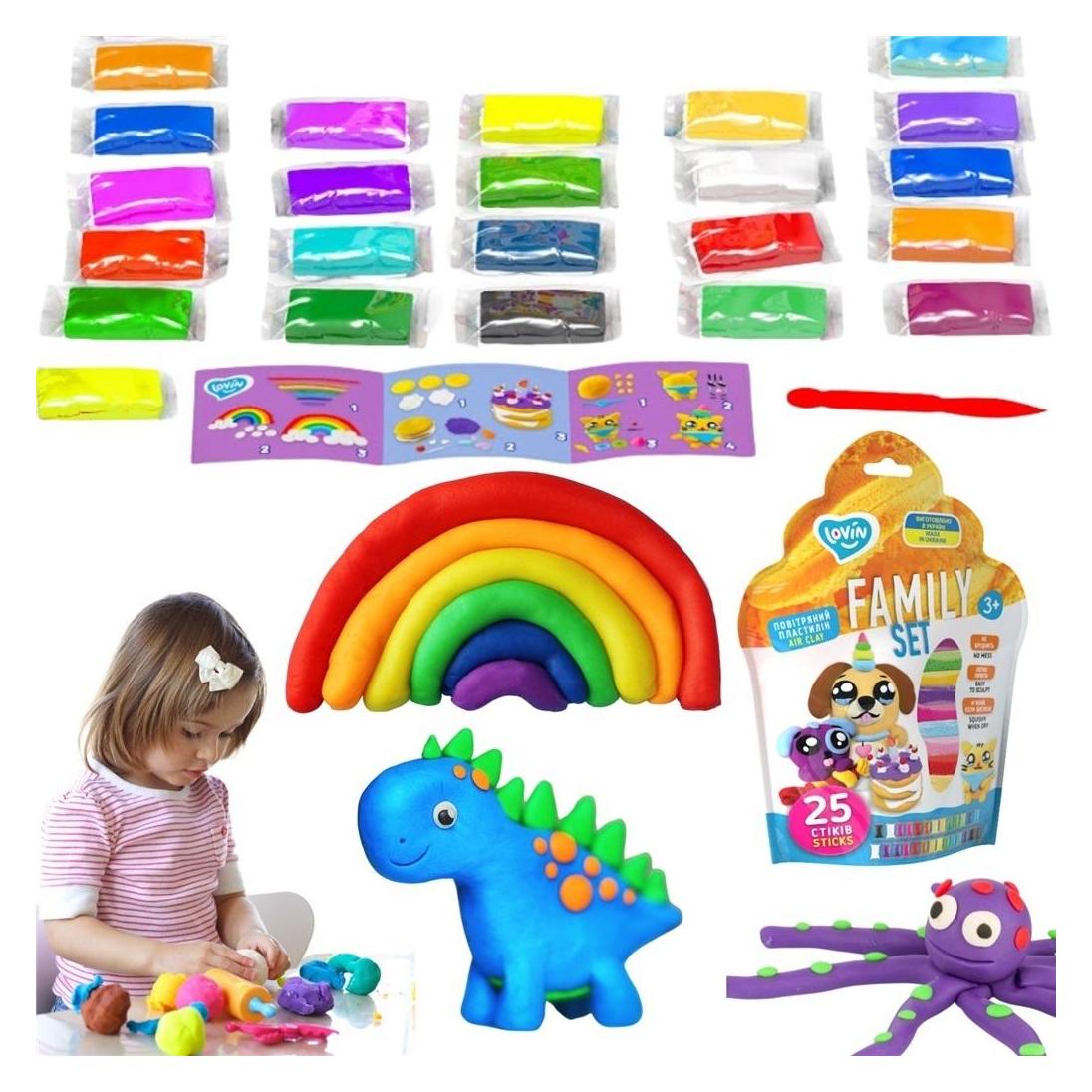 Maksik Foamkolina Familienset mit leichter Spielknete, 25 Farben (44763956)