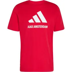 adidas Ajax Amsterdam SZN Graphic T-Shirt 2025/26 Herren JM7354 - bold red L