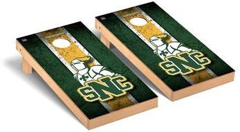 Skip's Garage St. Norbert Green Knights Vintage Cornhole Board Set
