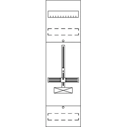 Striebel & John FD16H1 Zählerfeld ohne Verdrahtung, mit Dreipunkt-Befestigung, 6RE 2CPX054044R9999