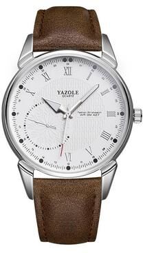 Everyday Crate YAZOLE 427 Mens Quartz Watch Business Leather Strap Watch With Luminous Dial YAZOLE 427 Mens Quartz Watch Business Leather Strap Watch With Luminous Dial
