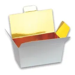Crokus Ballotins Standard Weiß - Innen Gold - 1000 Gr - Automatikboden X100 Stück -