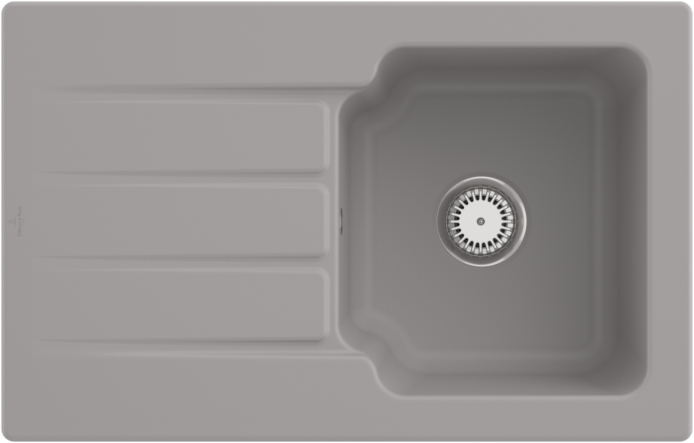 Villeroy und Boch Architectura Spüle 334001KD Fossil, Ablaufgarnitur mit Handbetätigung