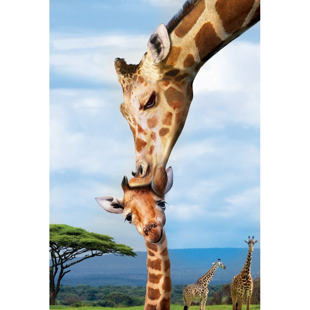 Eurographics Puzzel Girafmoederkus 250 stukjes