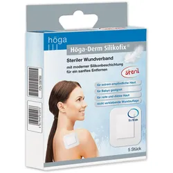 Höga-Derm Silikofix 9cm x 10cm 5 ST