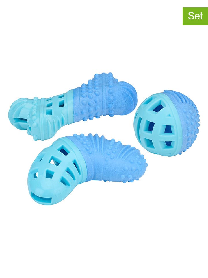 Edco 2er-Set: Hundespielzeuge in Blau - (B)18 cm (Überraschungsprodukt) - onesize