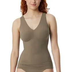 Schiesser Invisible Soft Microfiber Strap Top Olive 40 Damen