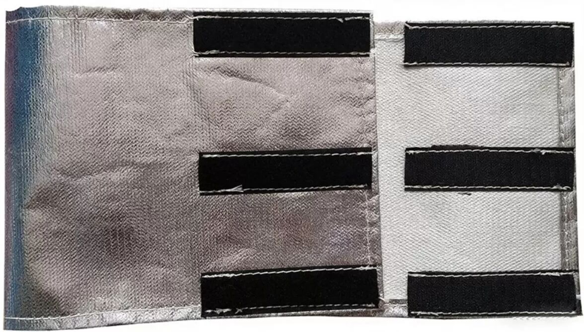 INF Universelles Anlasser-Hitzeschild - Silber aluminisierte Glasfaser-Isolationsabdeckung, passt für die meisten Anlasser,