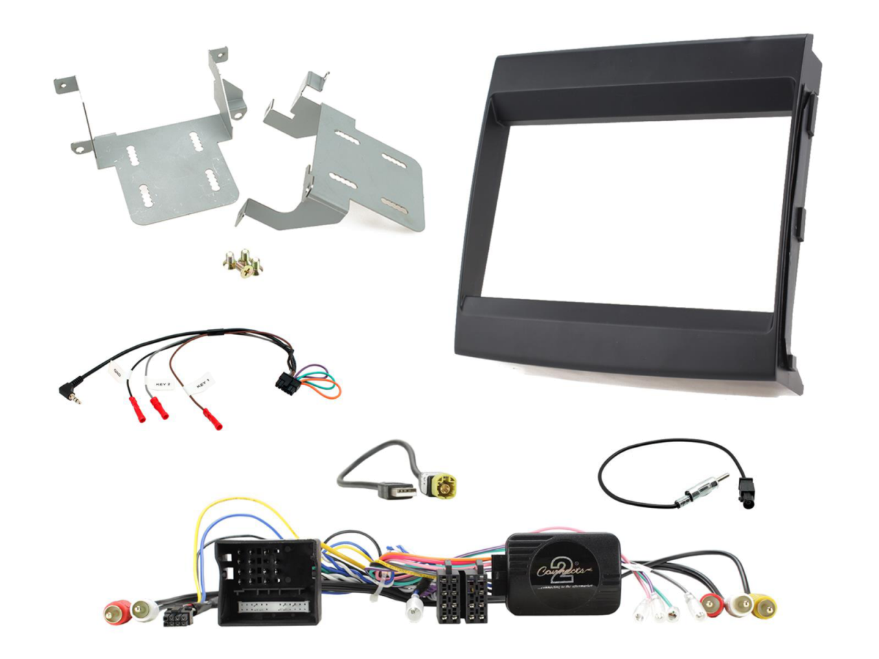 ACV Porsche 2-DIN Kit Cayenne 2011-2016 ohne Soundsystem, LFB