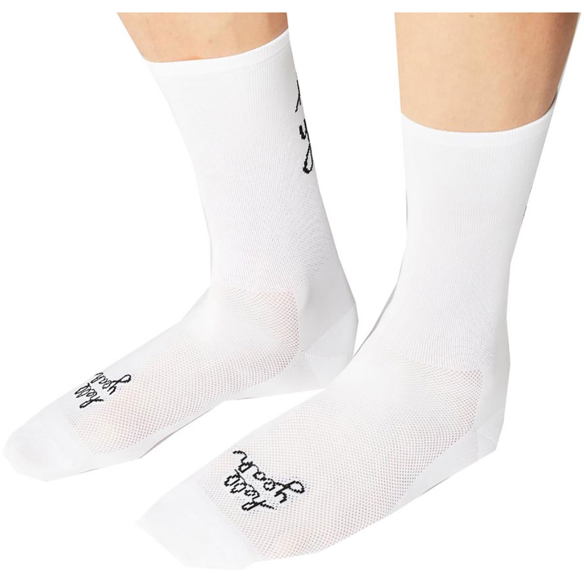 Fingerscrossed Hell Yeah 3.0 Fahrradsocken weiss Größe 47 Mountainbike | Rennrad | Gravel Kompressionseffekt