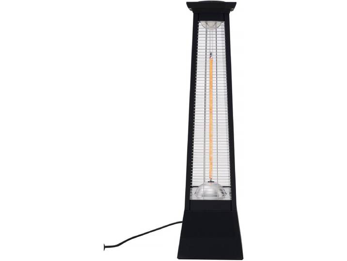 Chauffage électrique radiant en fibre de carbone Volcano - 2000W - Noir