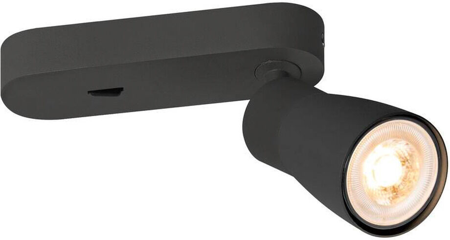Slv Puri 2.0 Dome, Wand- Und Deckenaufbauleuchte, Schalter, Rechteckig, 1x Max. 6w Gu10, Schwarz - Wand- Und Deckenleuchten