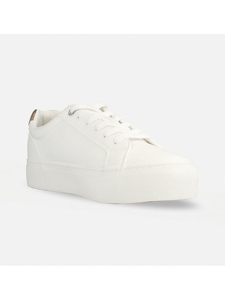 Lee Sneakers "Layla" in Weiß/ Gold - 37