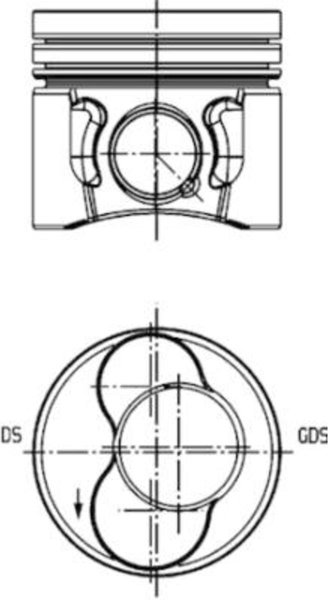 Kolben KOLBENSCHMIDT 40422600