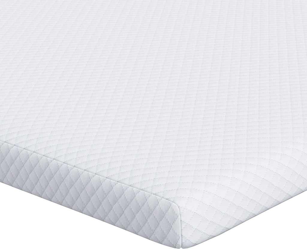 vidaXL Surmatelas en mousse à mémoire 90 x 200 cm Thick Doux Blanc