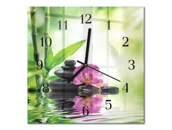 WANDUHR 30x30 cm - Spa Orchidee