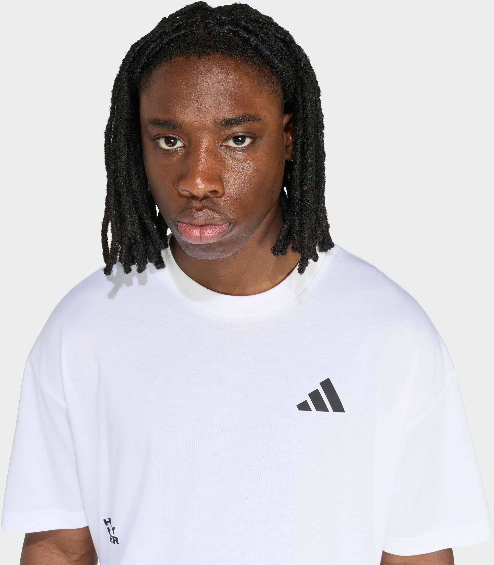 T-Shirt ADIDAS PERFORMANCE "CLIMACOOL FUN TRAINING GRAFIK", Herren, Gr. XL, weiss (weiß), Obermaterial: 65% Polyester, 35% Baumwolle, Shirts T-Shirt, für Erwachsene, mit climacool, aus Polyester und Baumwolle weiß XL