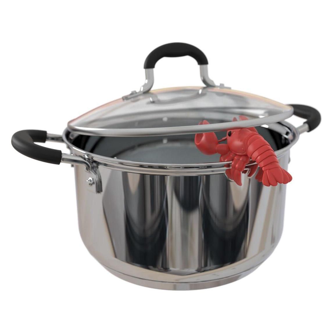 Winkee - Larry Lobster Steam Release & Spoon Holder - Red (18420)